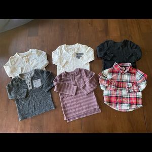 Cat and Jack Long Sleeve Shirts -  toddler boys 18m